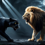 Black Panther vs Lion