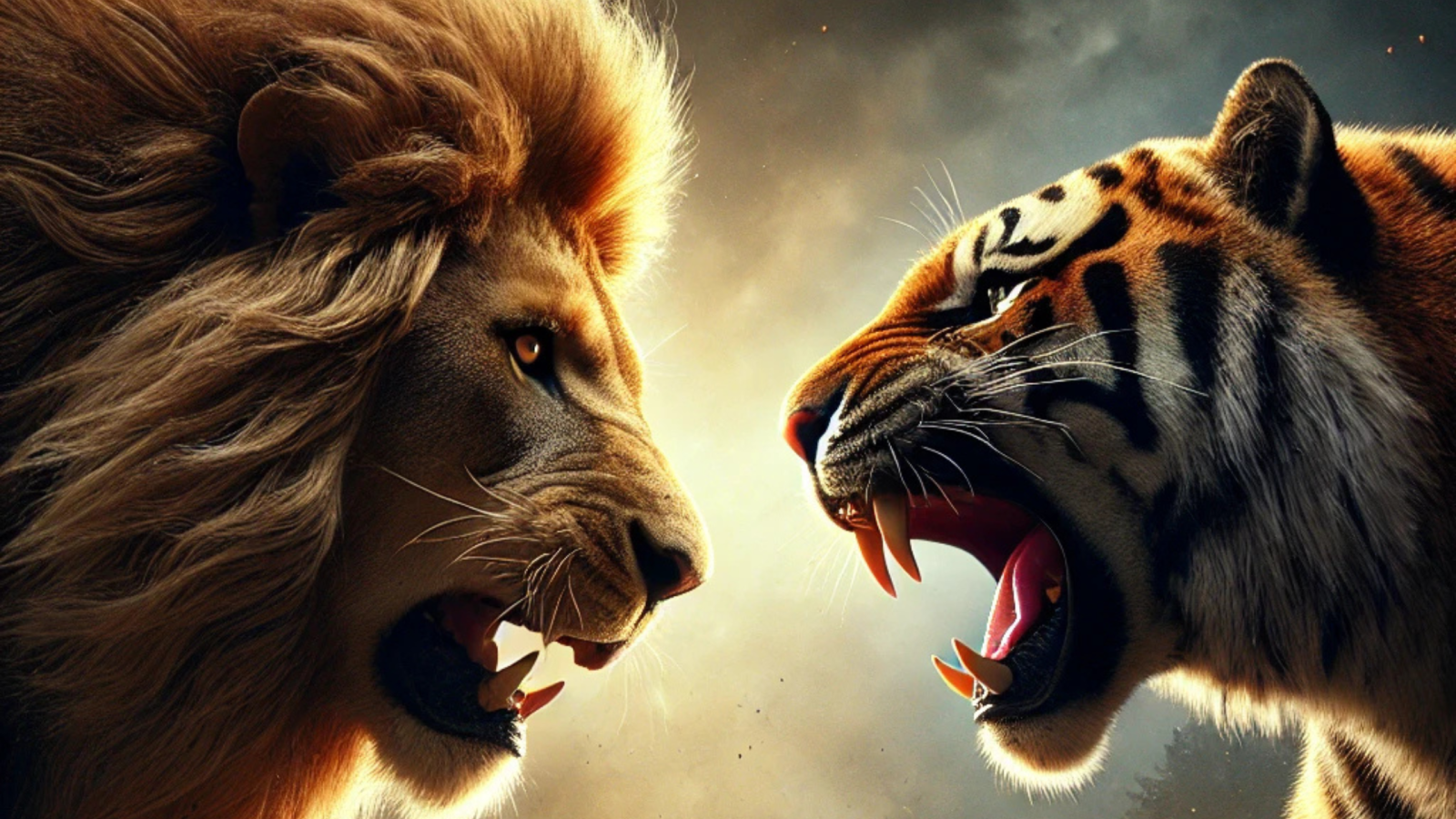 Lion vs tiger