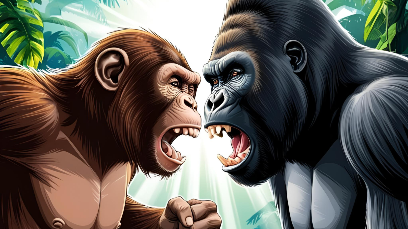 Chimpanzee vs Gorilla