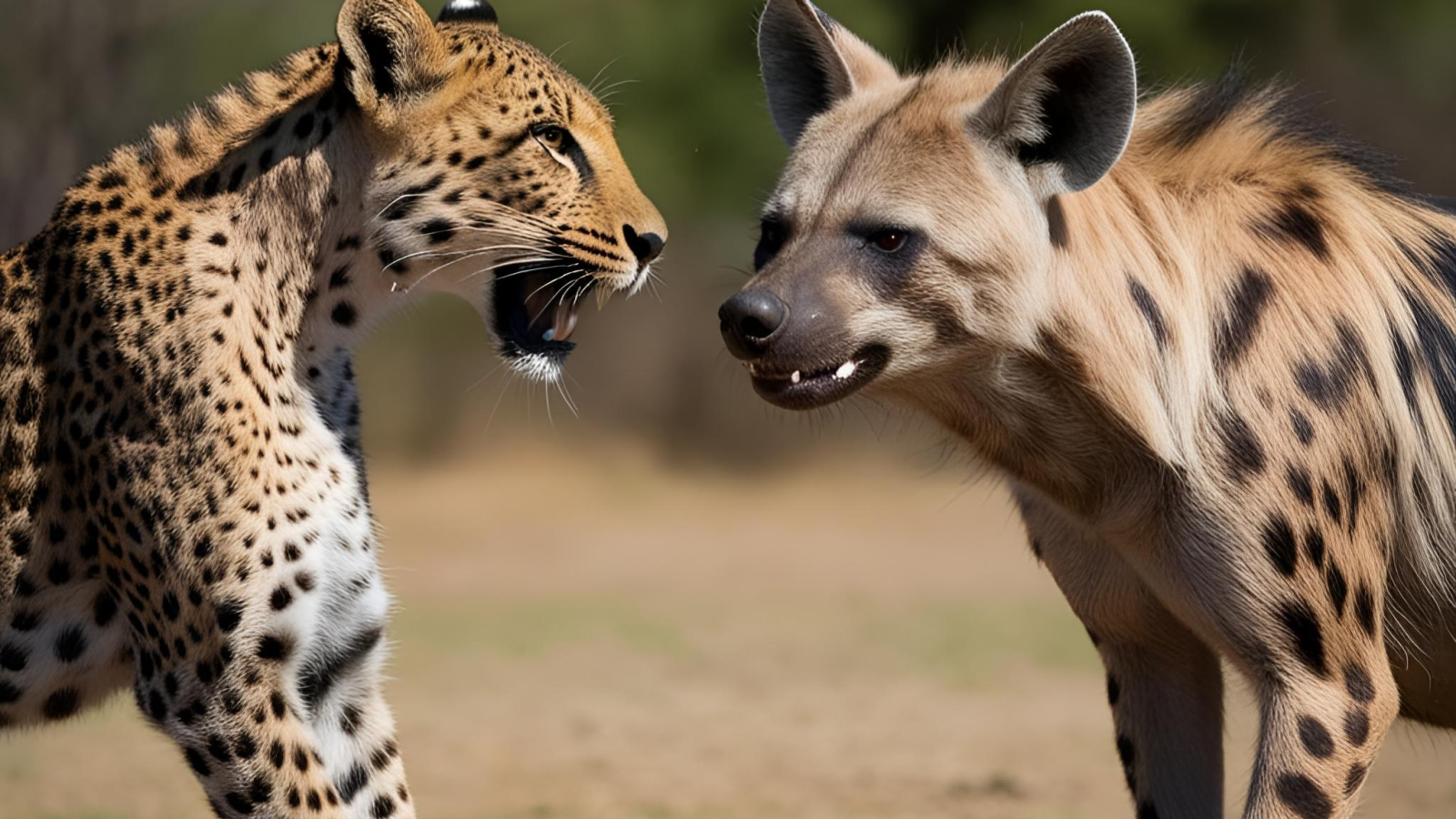 Leopard vs Hyena Who Wins