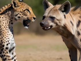 Leopard vs Hyena Who Wins