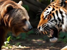 Sloth Bear vs Tiger