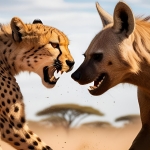 cheetah vs hyena who wins