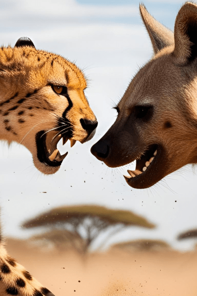cheetah vs hyena who wins