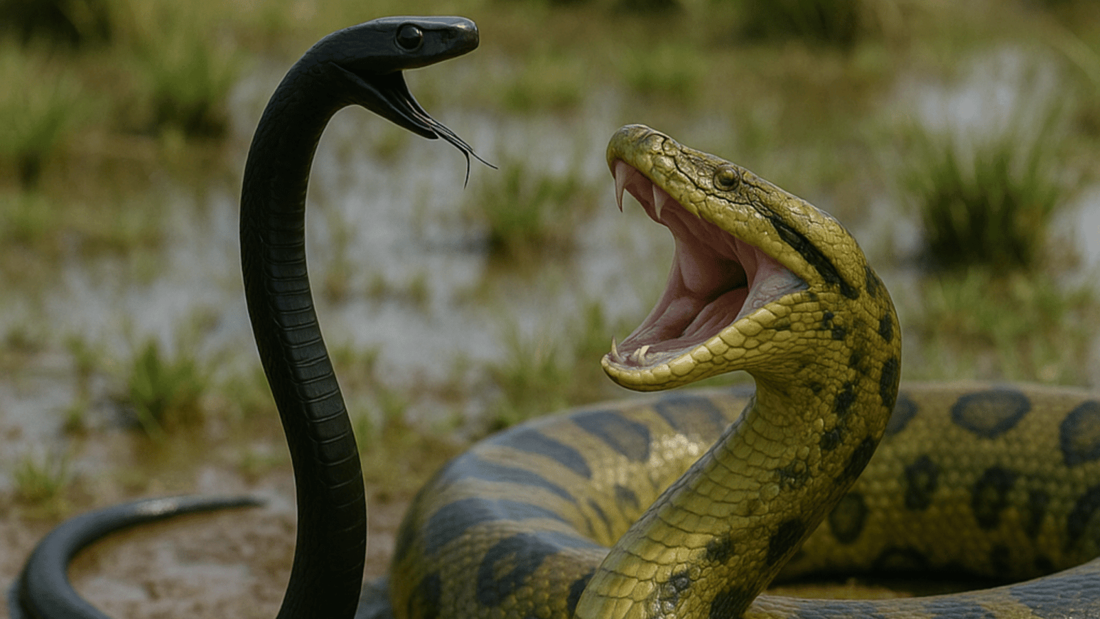 Black Mamba Vs Anaconda