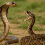Cobra vs Viper Snake