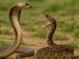 Cobra vs Viper Snake