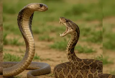 Cobra vs Viper Snake