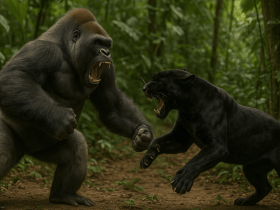 Gorilla Vs Black Panther