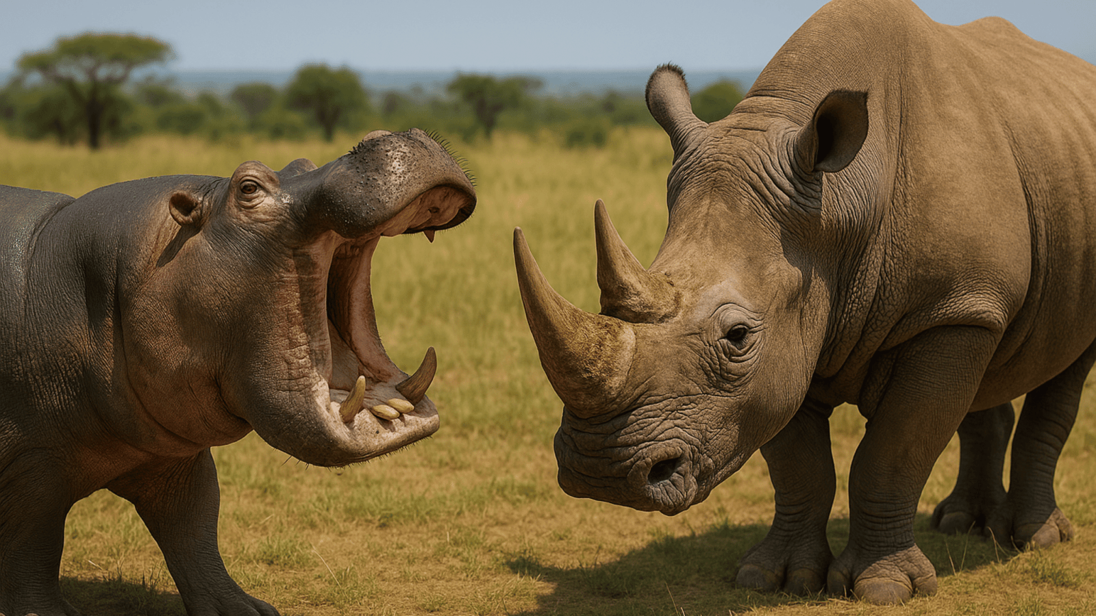 Hippo vs Rhino