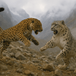 Jaguar Vs Snow Leopard