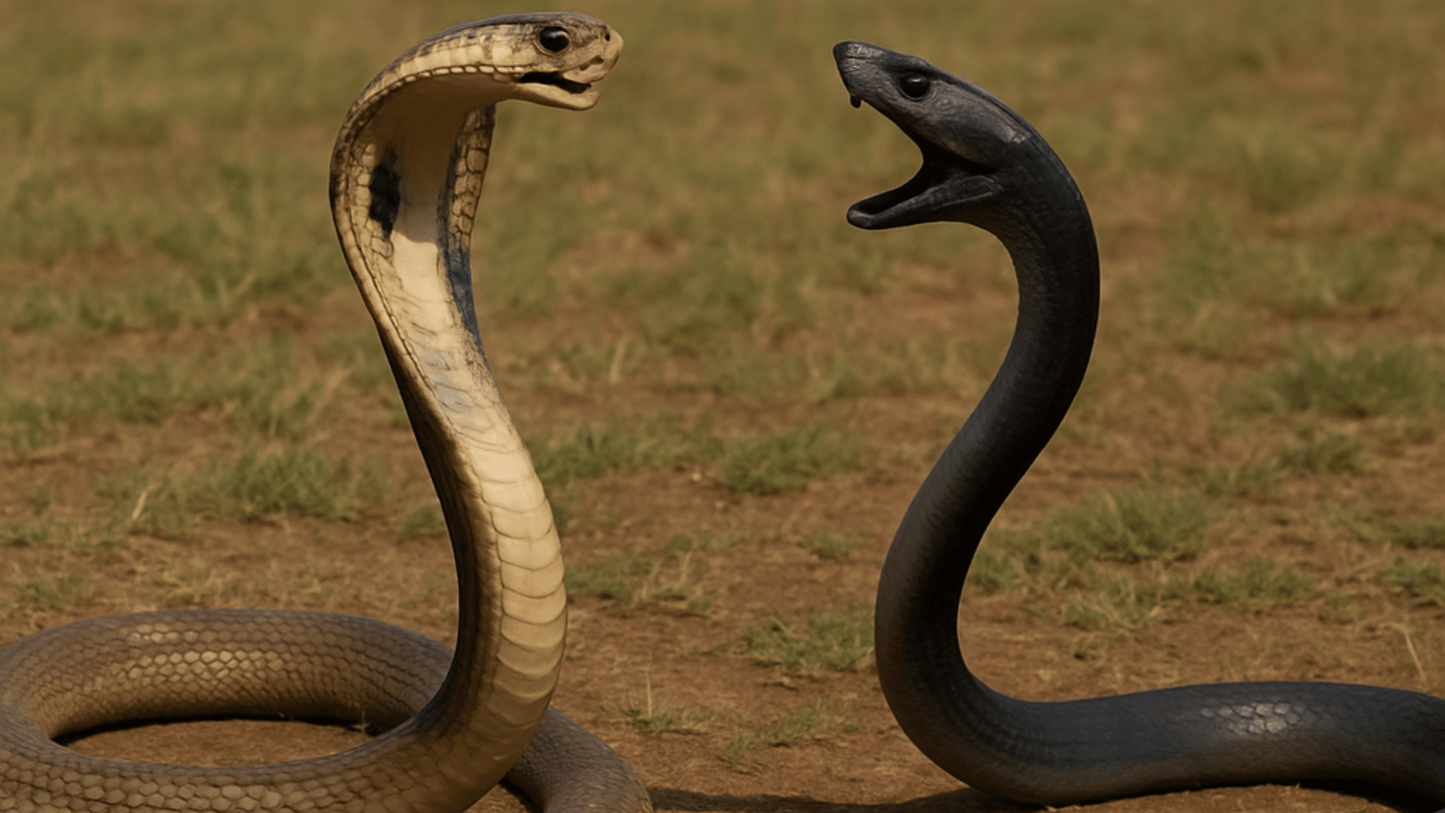 Cobra vs black mamba