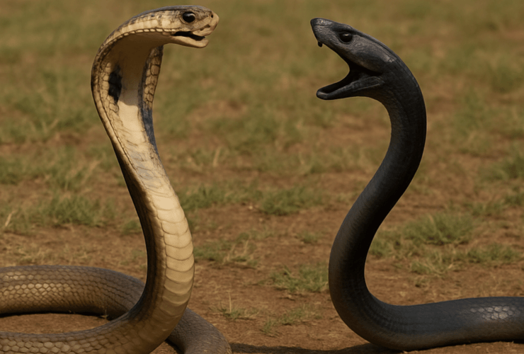 Cobra vs black mamba