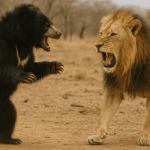 Sloth Bear vs Lion