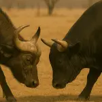 Buffalo vs Bull Fight