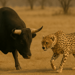 Bull vs Cheetah