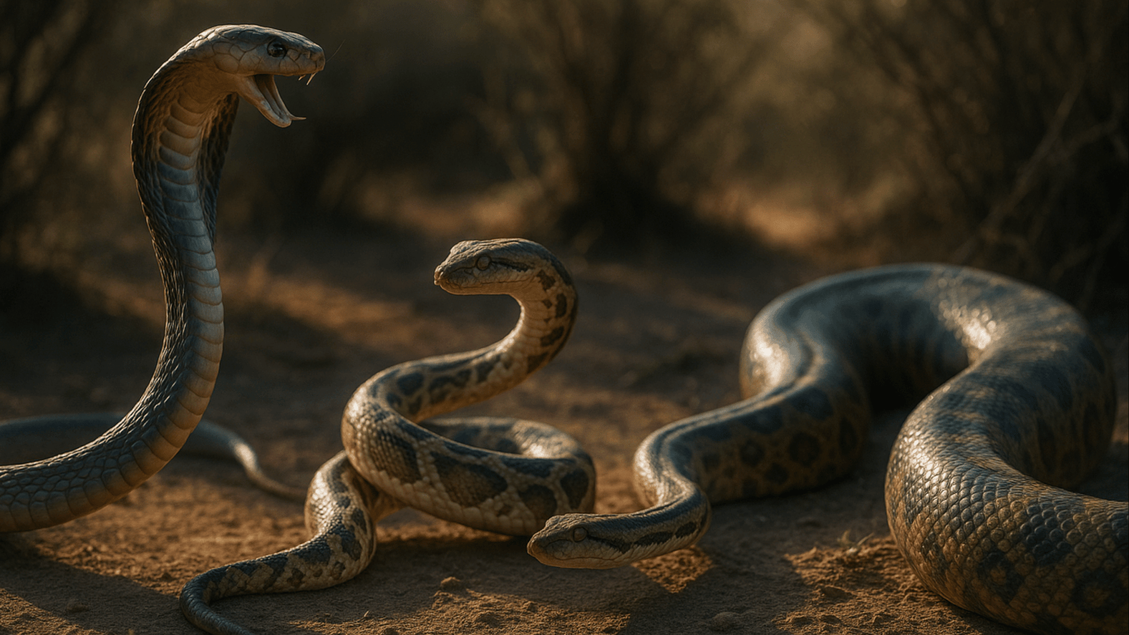 Cobra vs Python vs Anaconda