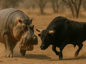 Hippo vs Bull