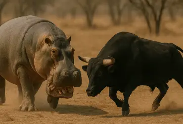 Hippo vs Bull