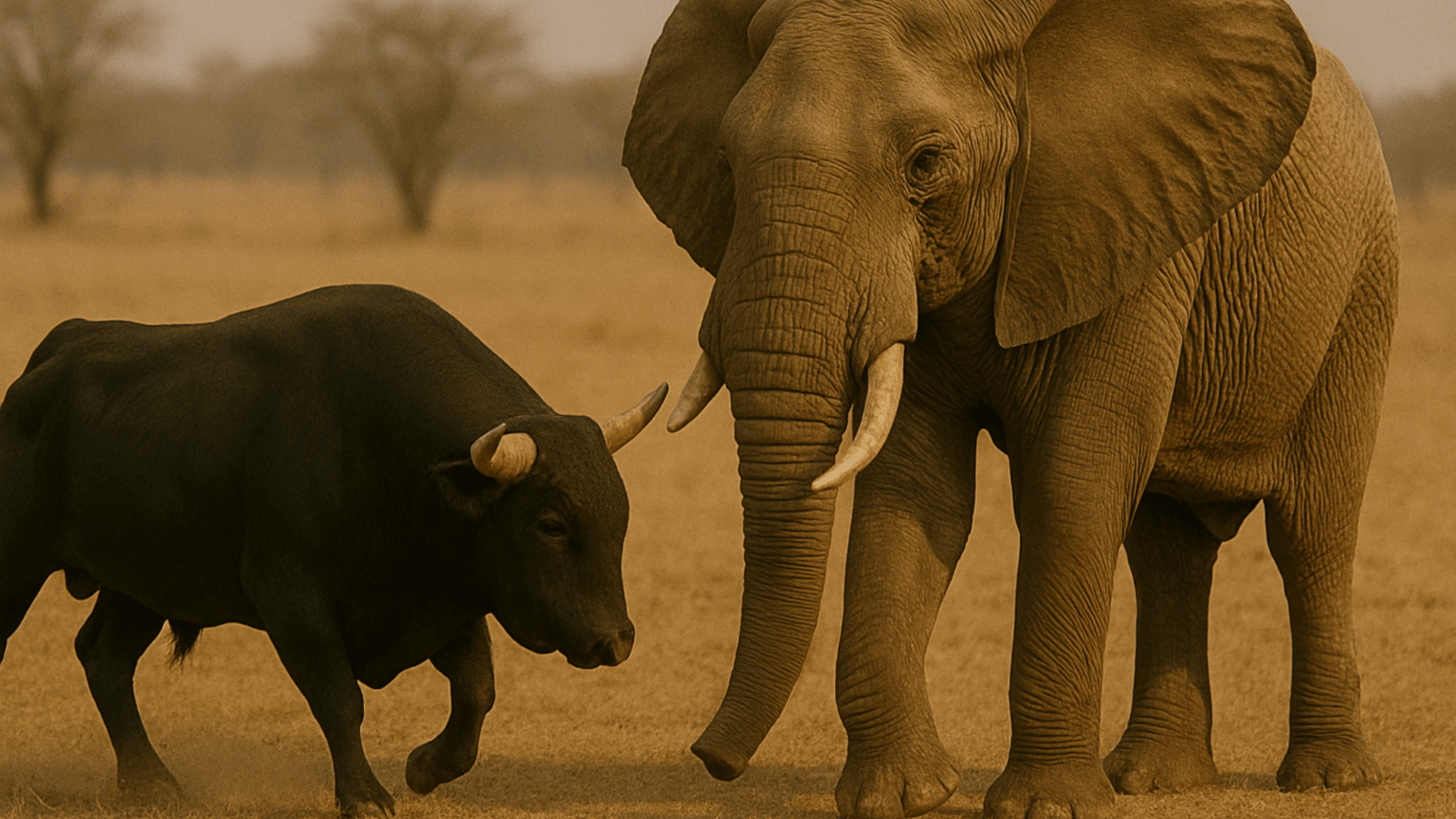 bull vs elephant
