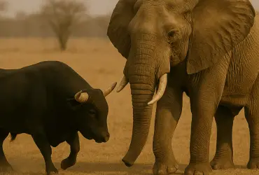 bull vs elephant