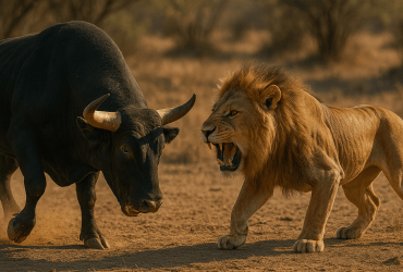 bull vs lion who wins
