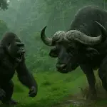 Buffalo Vs Gorilla Fight