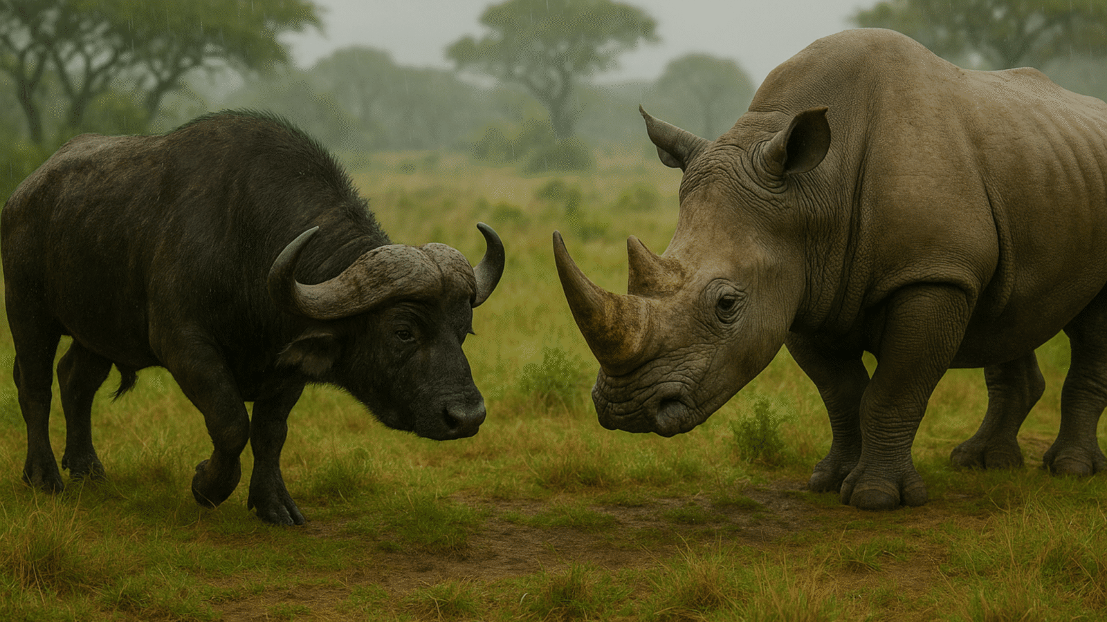 Buffalo vs Rhino