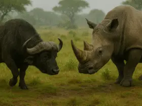 Buffalo vs Rhino